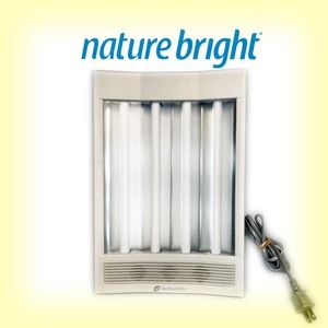 Nature Bright Sun Touch Plus F4040 Light & Ion Therapy Lamp Improve Mood & Sleep